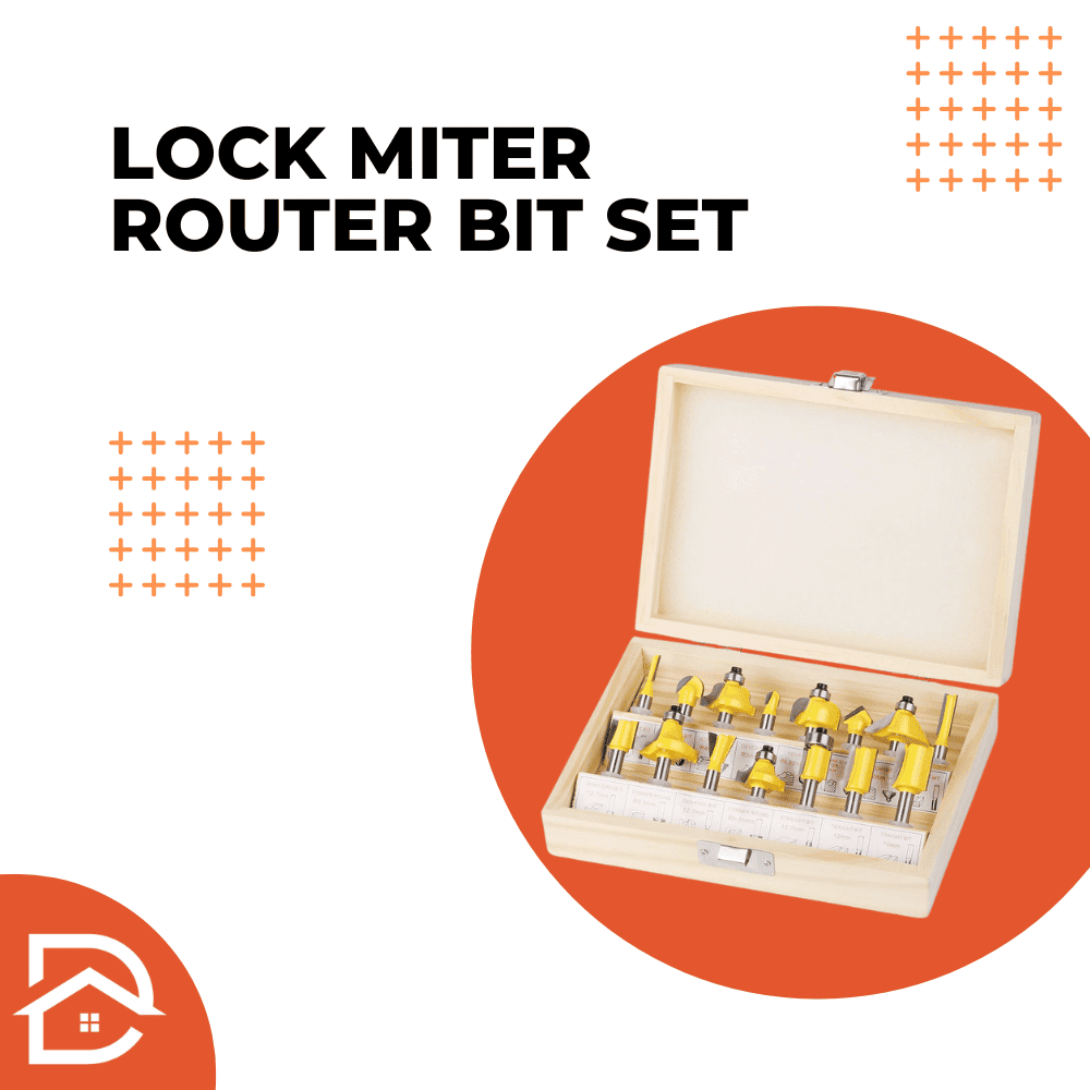 Lock Miter Router Bit Set