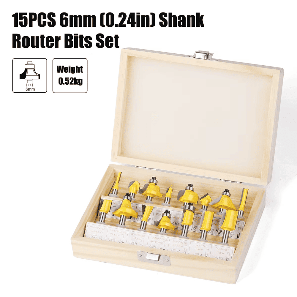 Lock Miter Router Bit Set