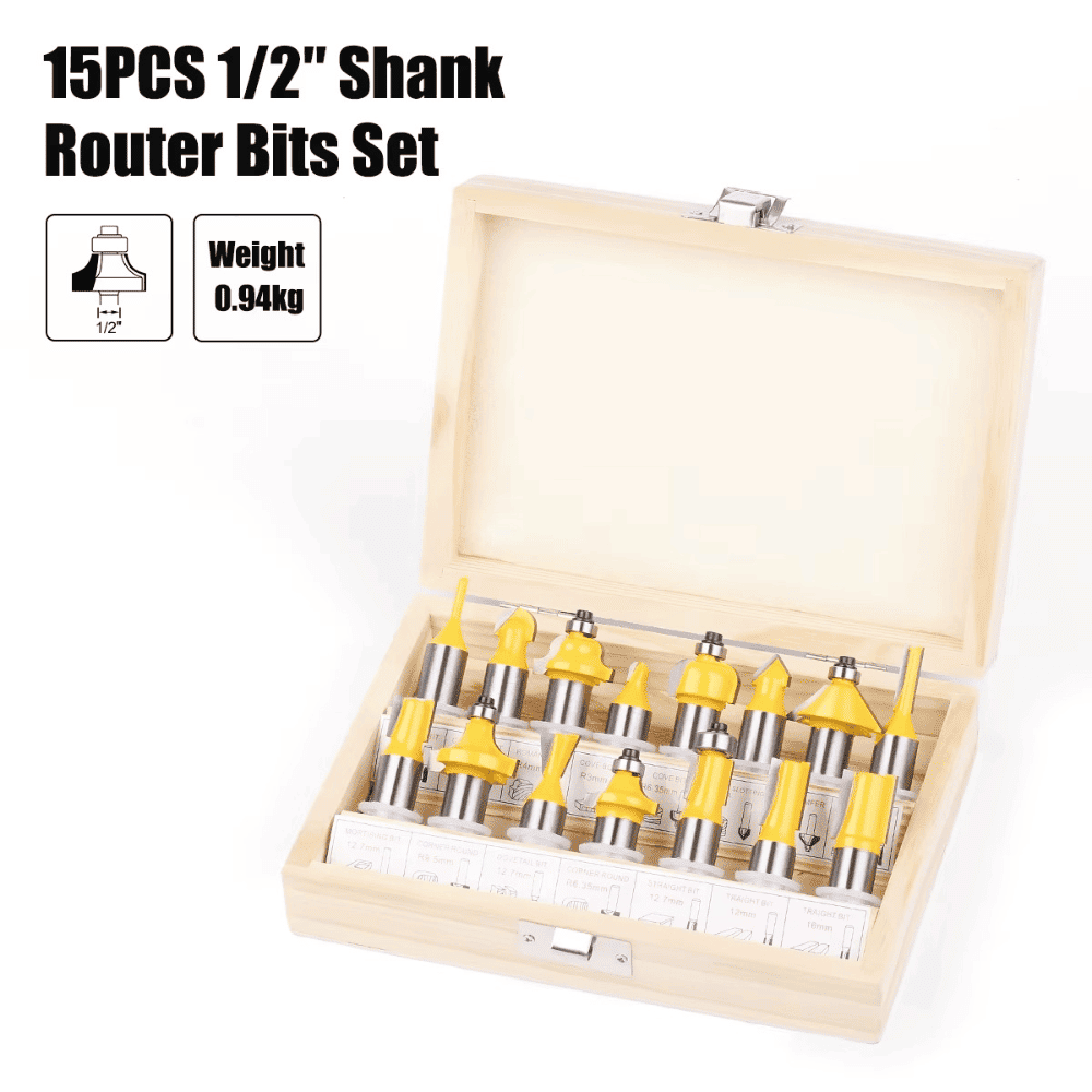 Lock Miter Router Bit Set
