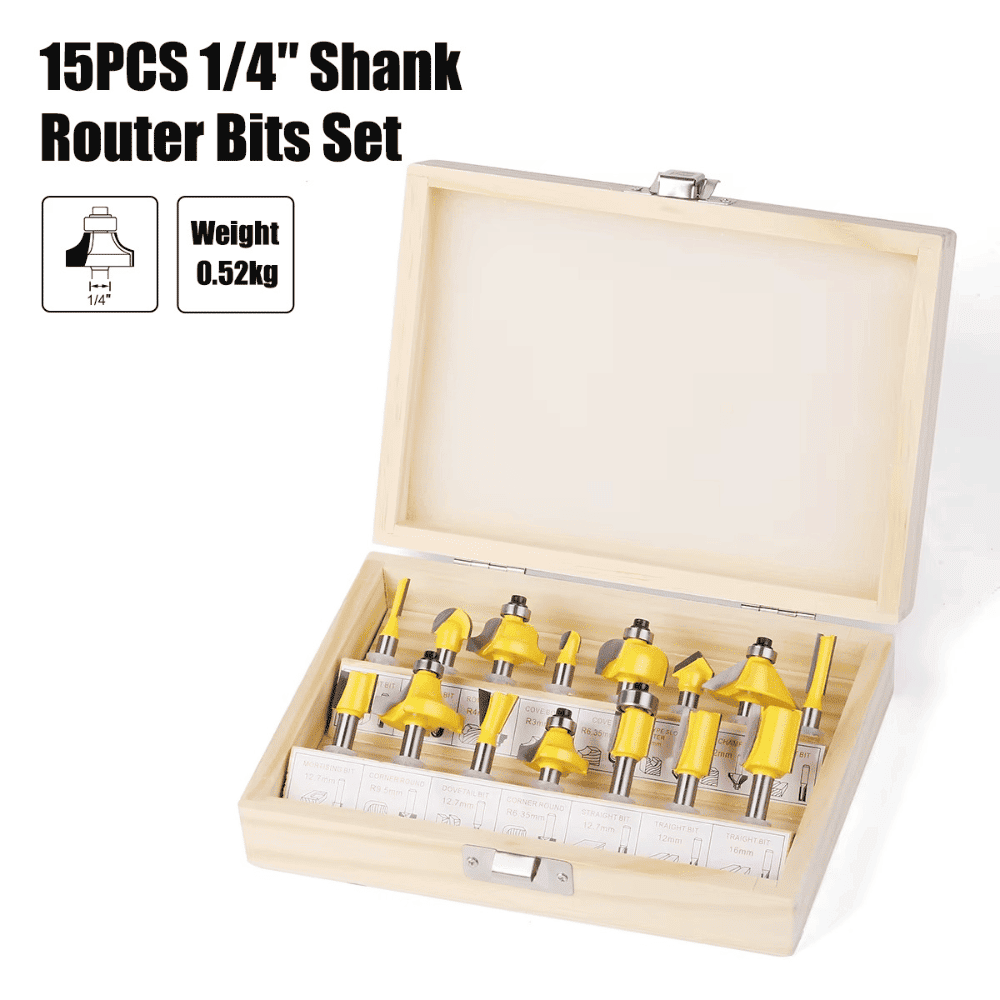 Lock Miter Router Bit Set