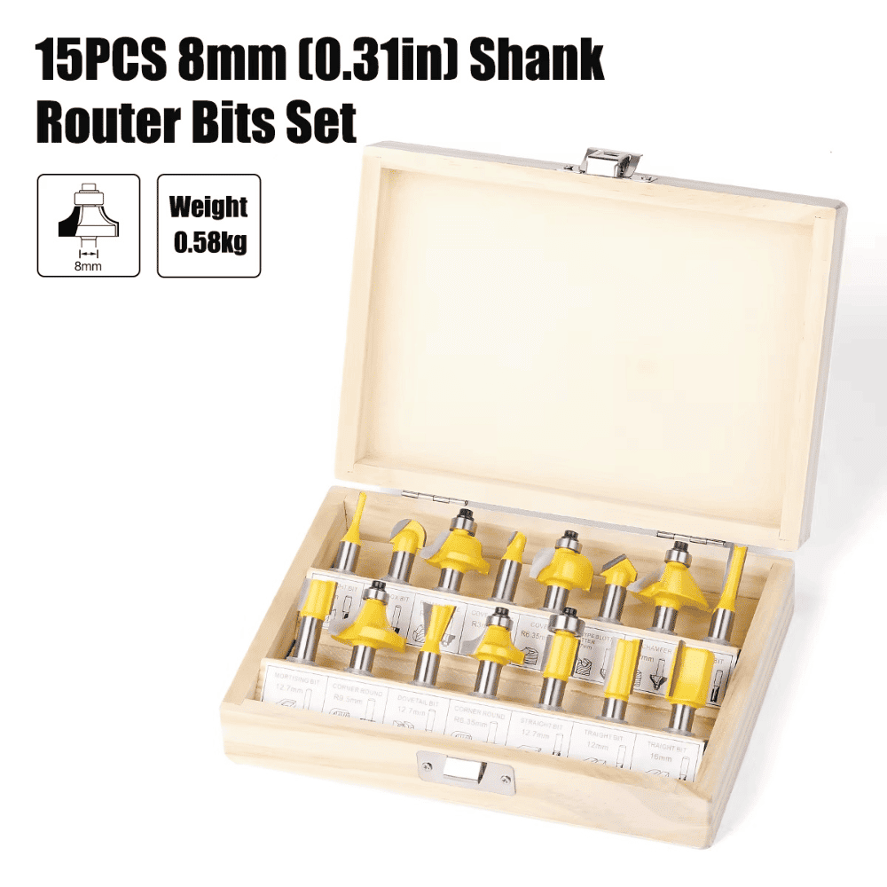Lock Miter Router Bit Set