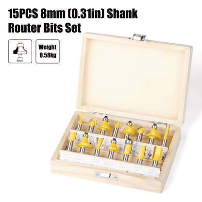 Lock Miter Router Bit Set
